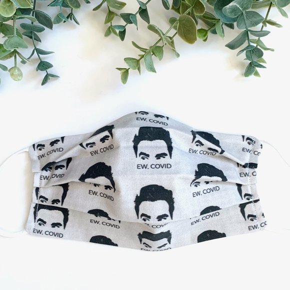 Accessories - 3/$30! Reversible Schitt's Creek "Ew Covid" Mask